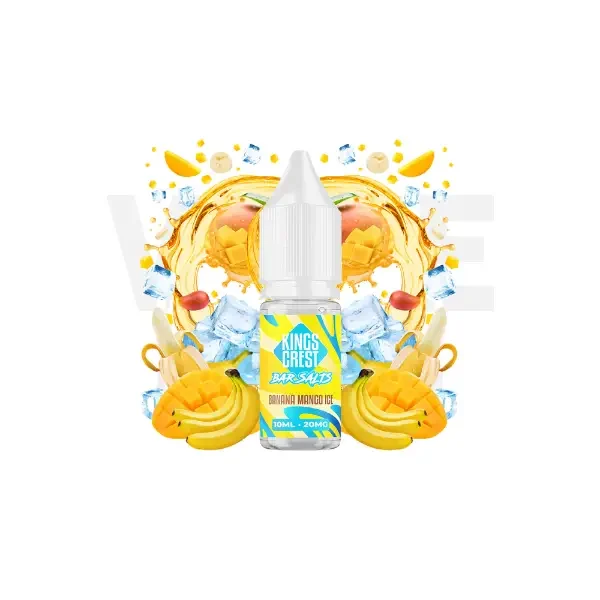 Banana Mango ice Salt 10ml Bar Juice by Kings Crest