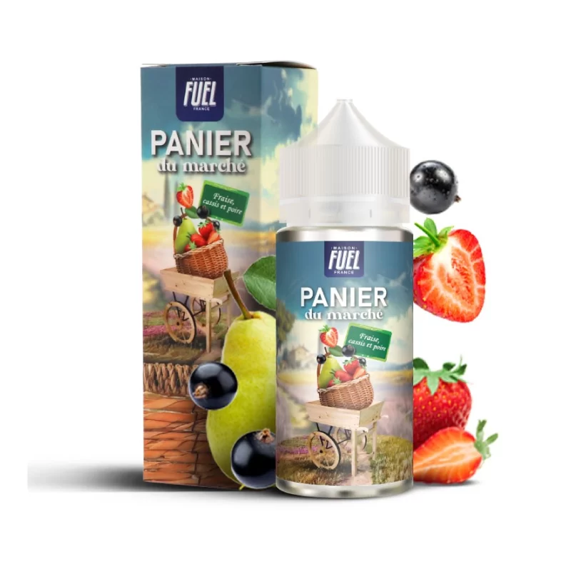 Fraise Cassis et Poire 100ml Panier du marché by Maison Fuel