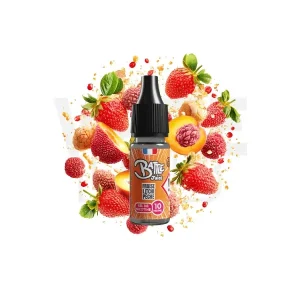Fraise Litchi Peche Salt 10ml Battle Juice by Bobble