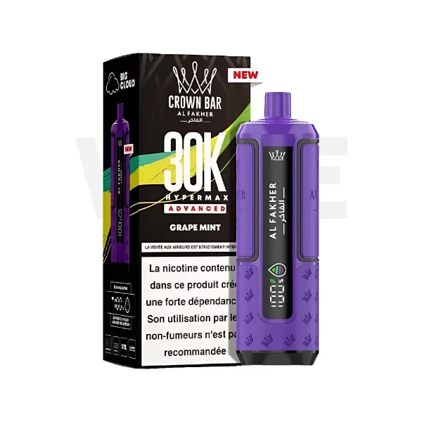 HyperMax Crown Bar 30K 0.6% by Al Fakher