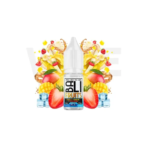Mango Banana Strawberry Ice Salt 10ml Bali Juice by Kings Crest