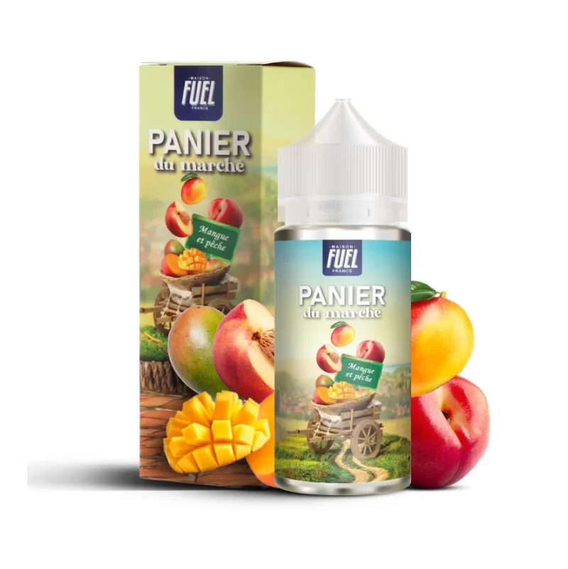 Mangue et Pêche 100ml Panier du marché by Maison Fuel