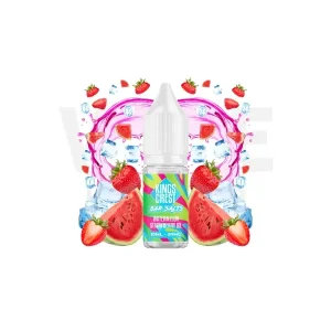 Watermelon Strawberry Ice Salt 10ml Bar Juice by Kings Crest