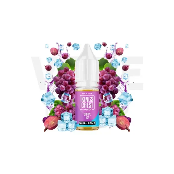 Grape ice salt 10ml fruits by kings crest