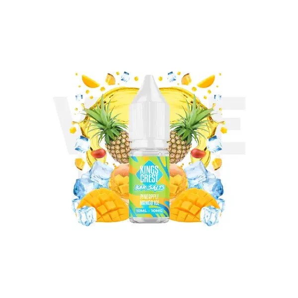 Pineapple mango ice salt 10ml bar juice by kings crest